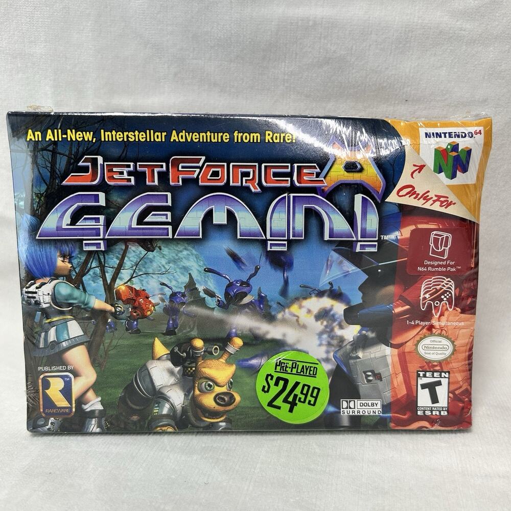 Jet Force Gemini Nintendo 64 N64 Sealed pre played blockbuster